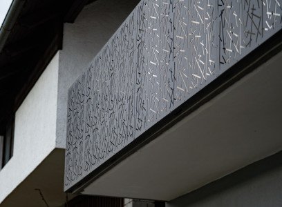 Balkonska ograja - perforirana pločevina MIKADO 22